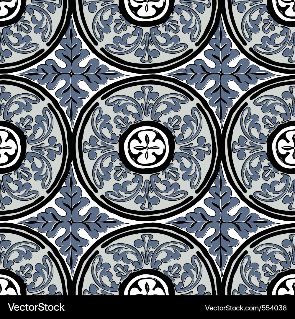 Retro Seamless Pattern vector image