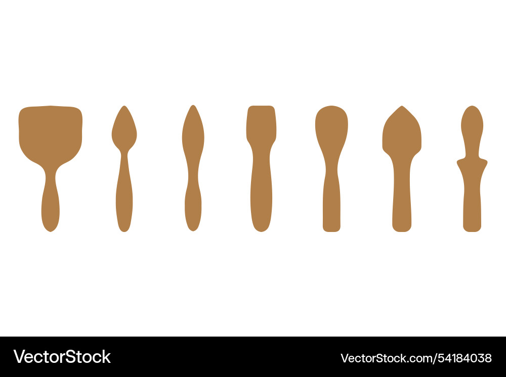 Simple farming tool design set Vector Image