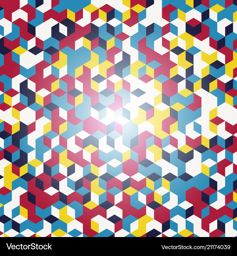 Abstract Mosaic Pattern vector image
