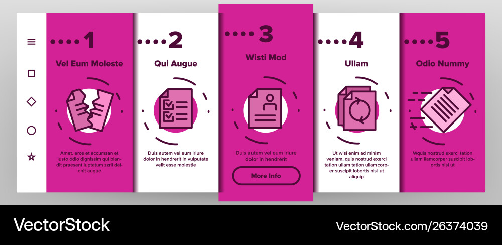 Digital computer documents file vector image