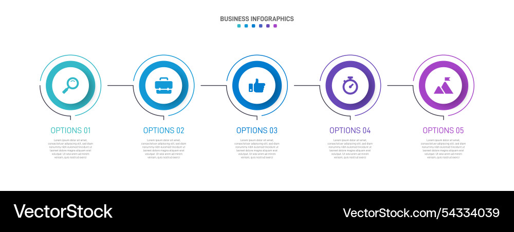 Horizontal progress bar featuring 5 arrow-shaped Horizontal progress bar featuring 5 arrow-shaped Vector Image