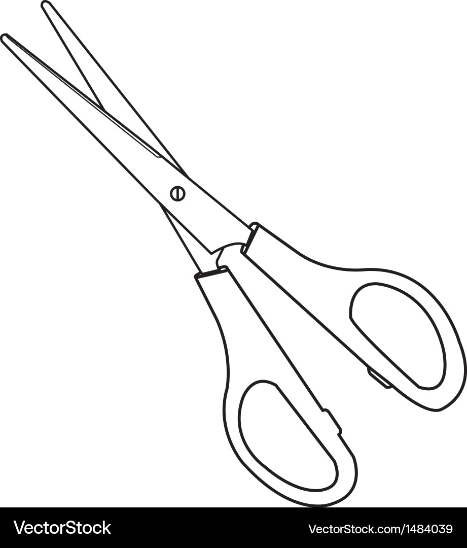 Isolated Scissors Vector Image