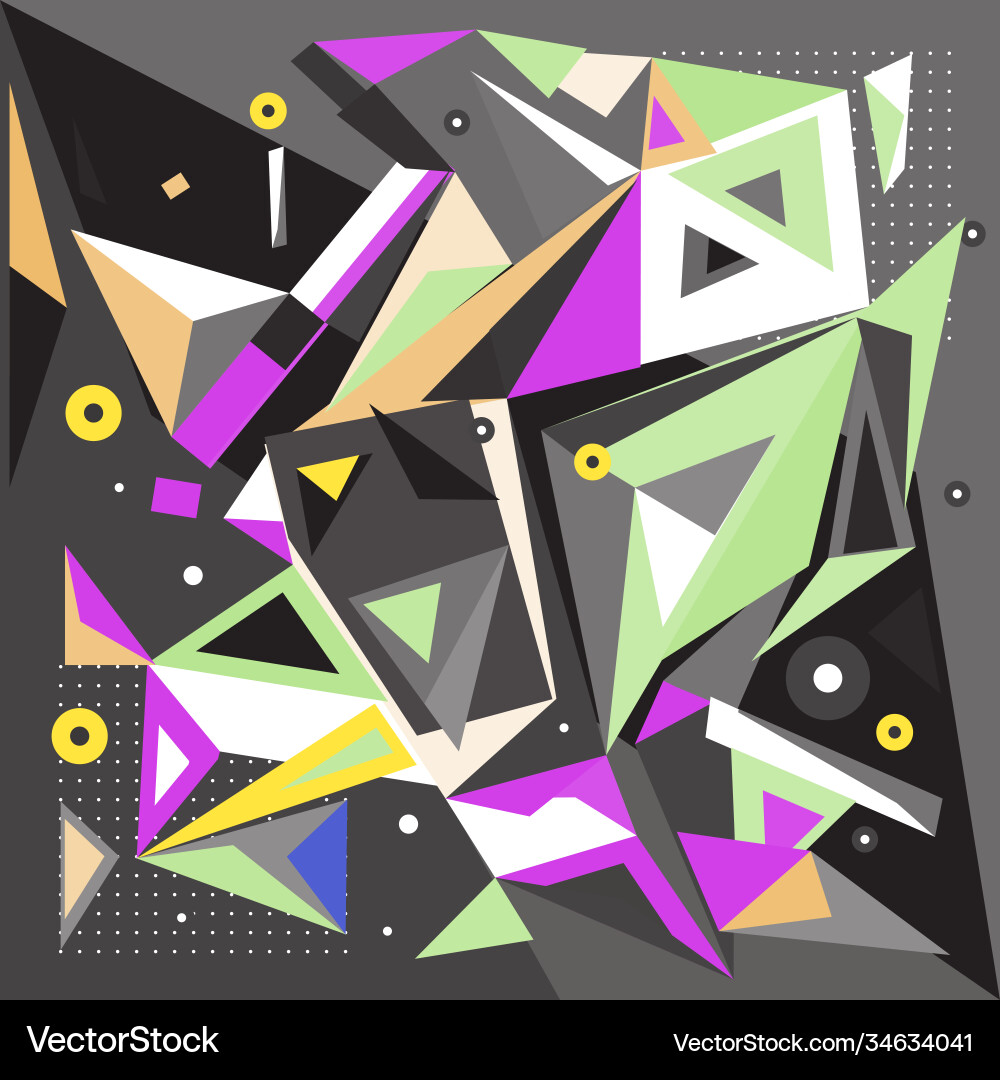Abstract modern triangles background pattern Abstract modern triangles background pattern vector image