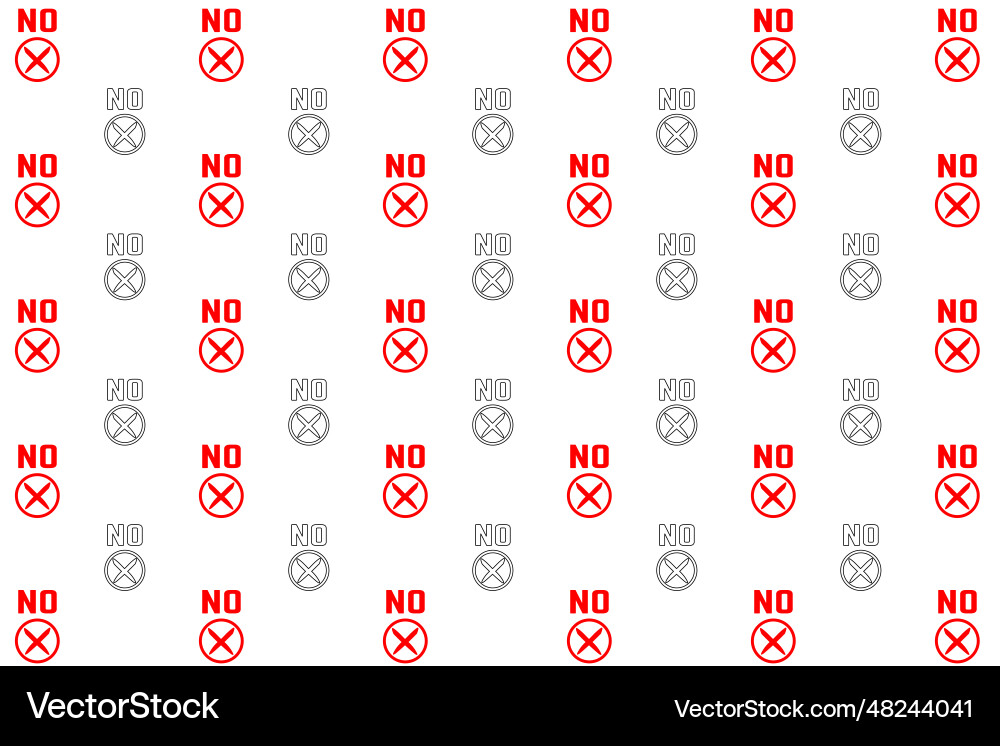Abstract no cross pattern background vector image