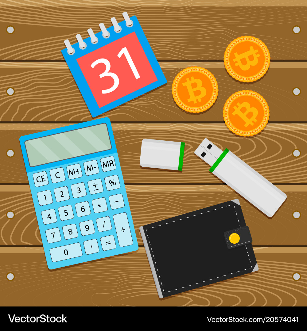 Bitcoin Salary Payment – Royalty-Free Vector | VectorStock