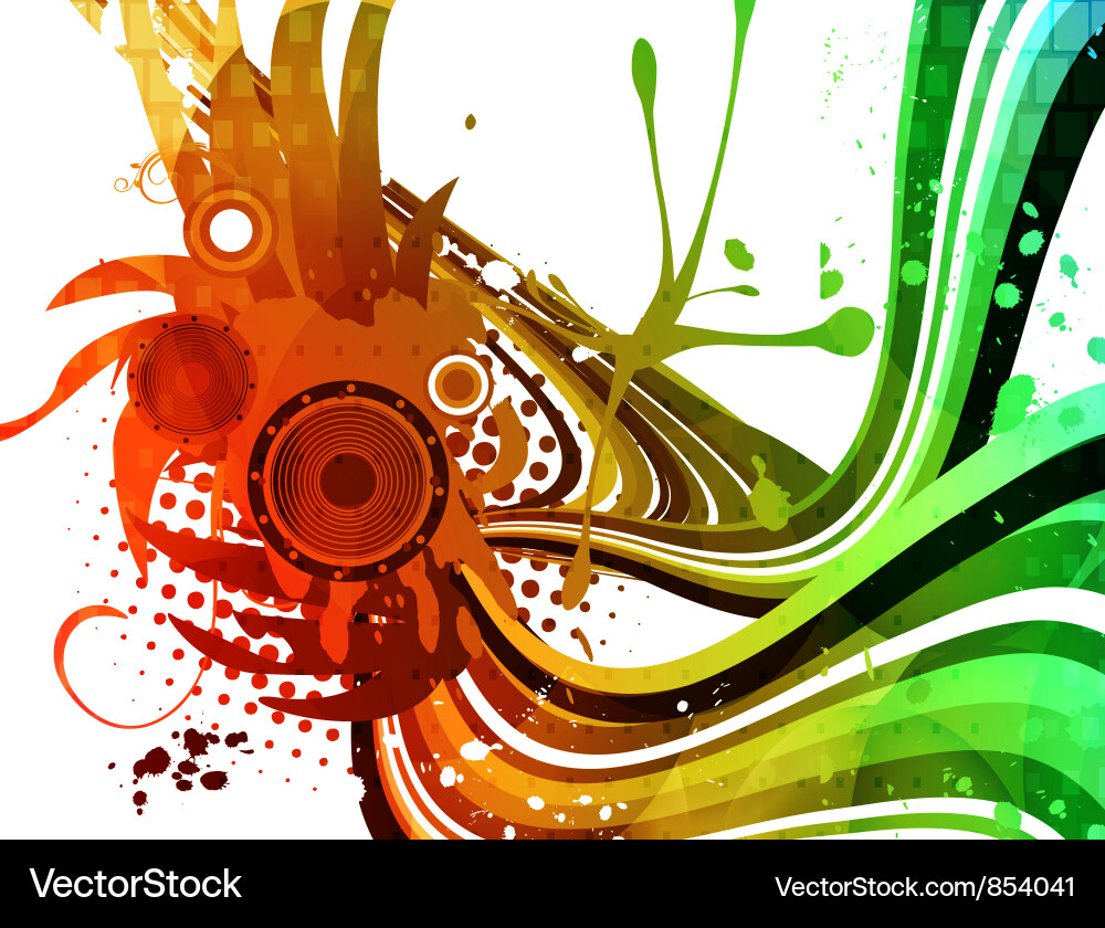 Dynamic Splash Abstract Background vector image