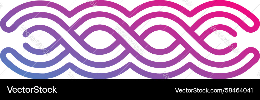 Fluid Wave Gradient Motion Vector Image