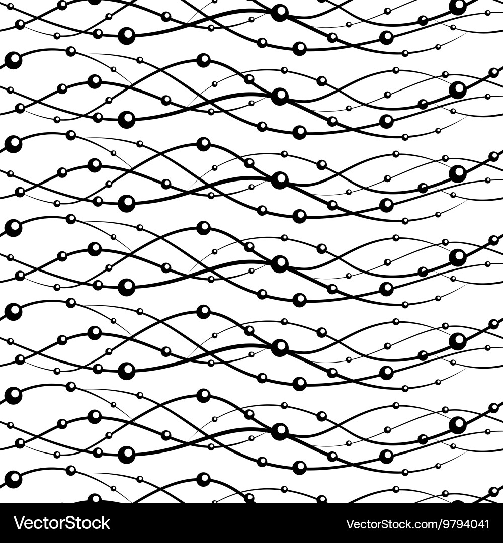 Horizontal Circle Pattern vector image
