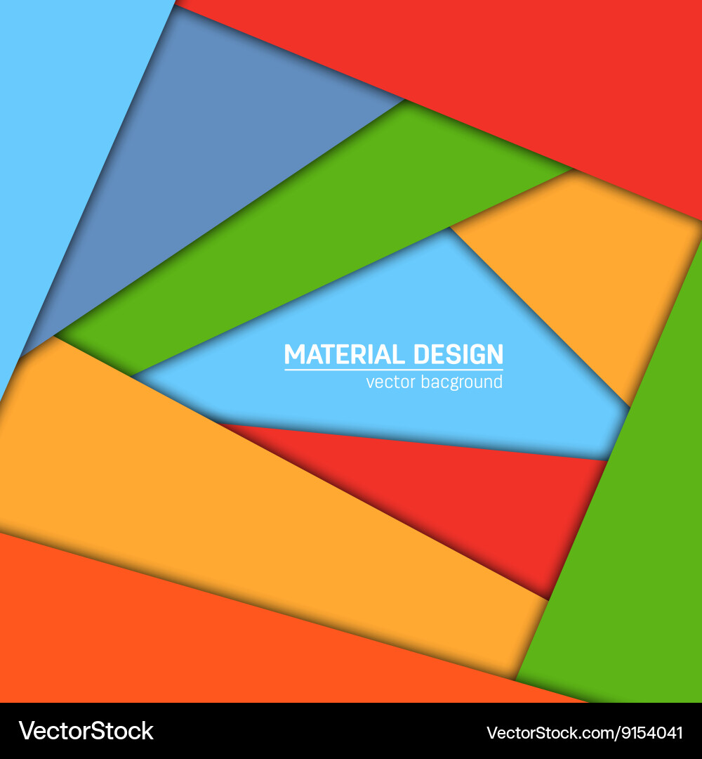 Material design background abstract Vector Image