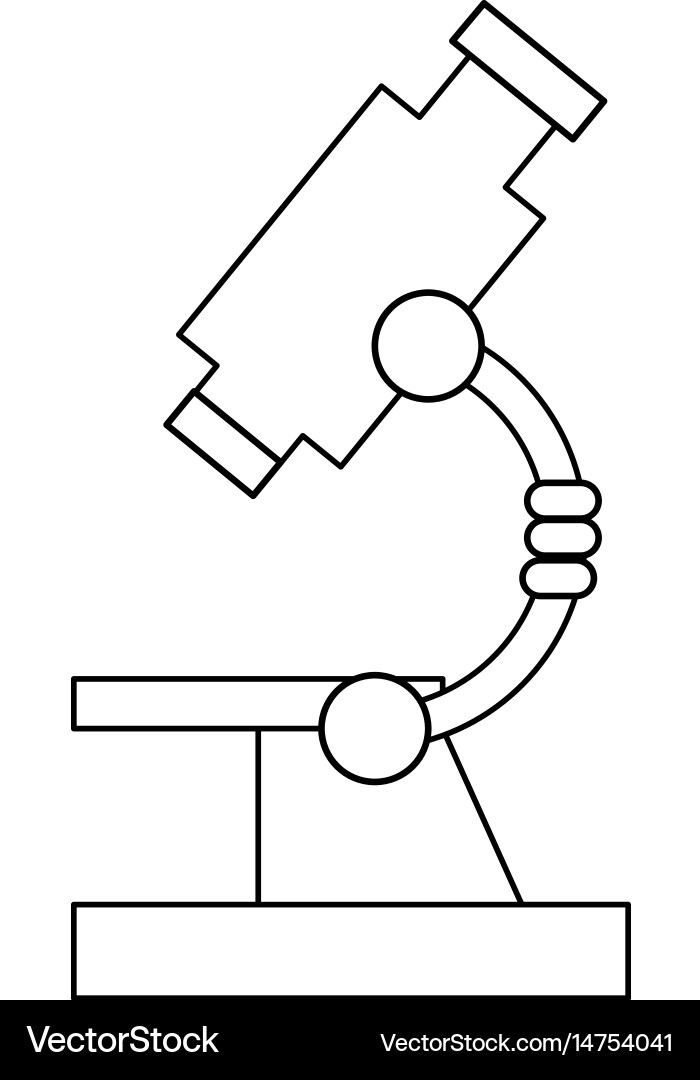 Microscope science icon image Vector Image