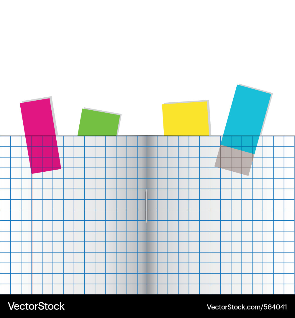 Notebook vector image
