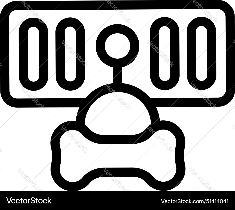 Retro space invader alien icon Retro space invader alien icon Vector Image