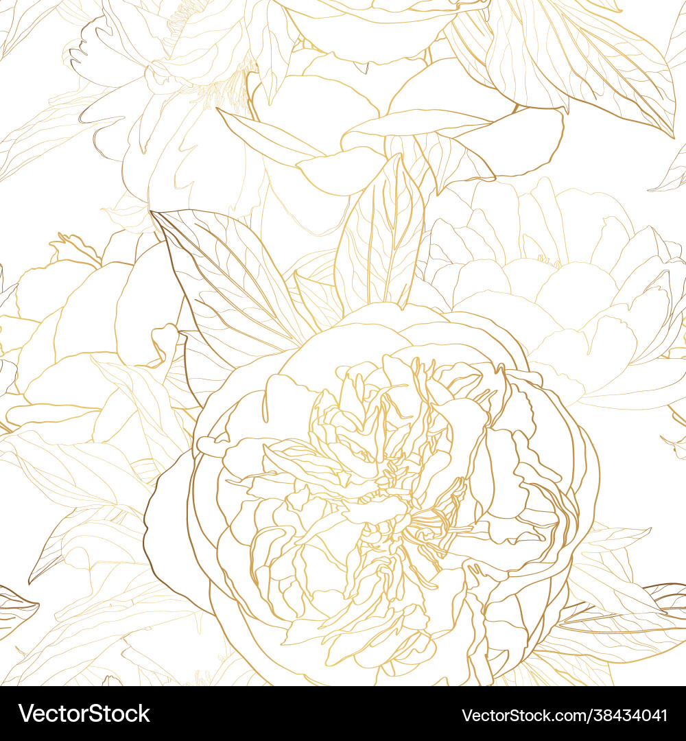 Rosen peony blumig Jahrgang nahtlose Muster Rosen peony blumig Jahrgang nahtlose Muster vektorbild