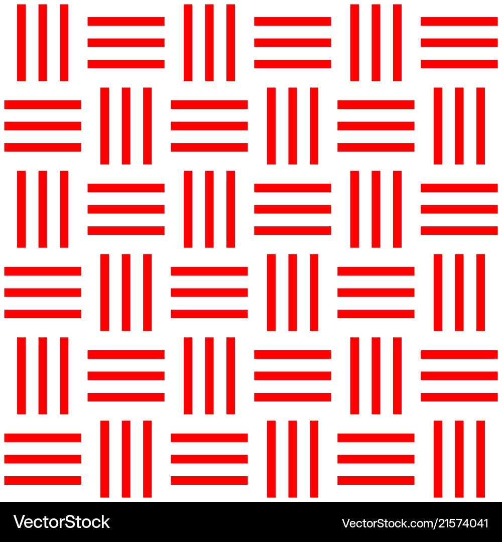 Seamless pattern bar horizontal with red line Seamless pattern bar horizontal with red line vector image