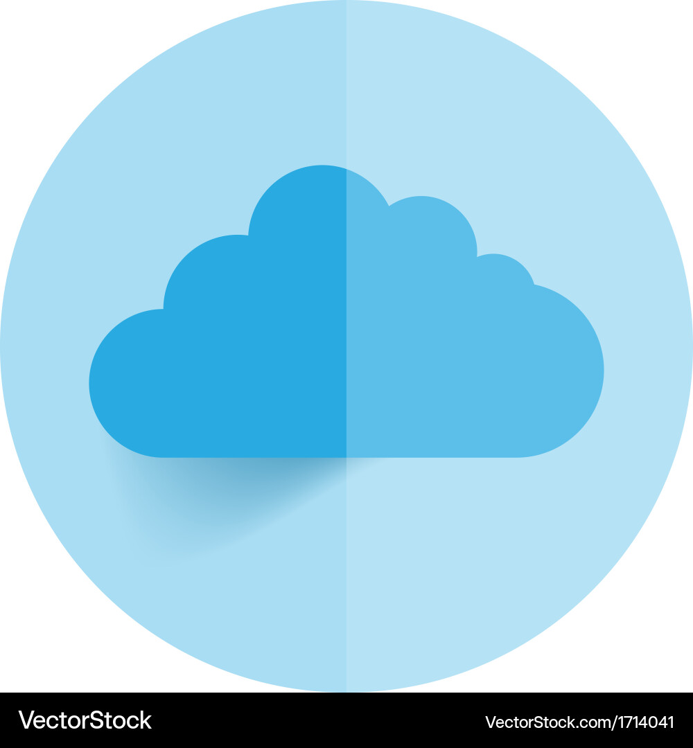 This image is a representing cloud vector image