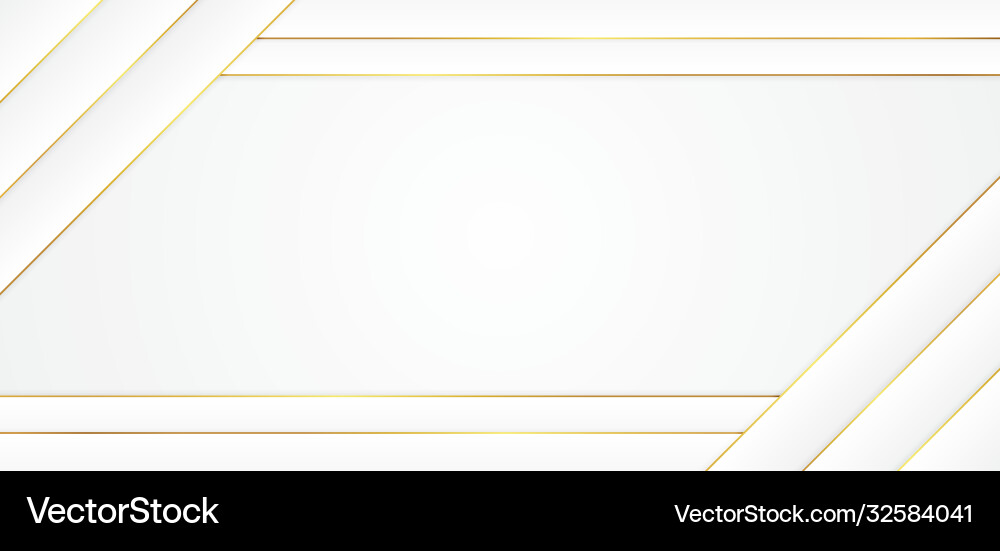 White background square overlap shape frame vector image