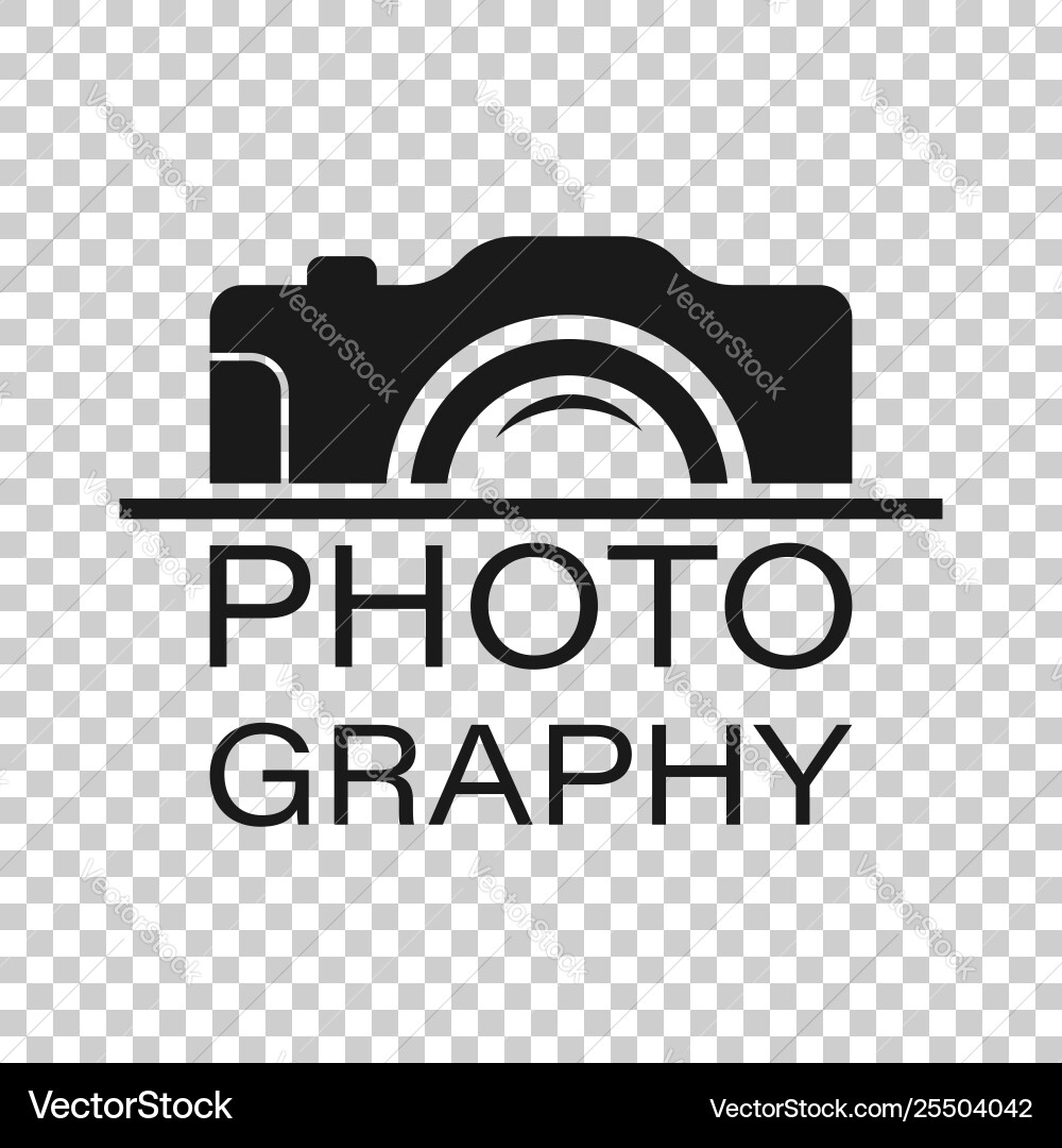 Camera device sign icon in transparent style vector image