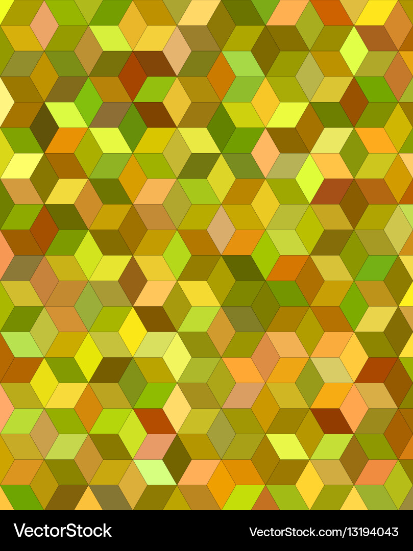3d cube mosaic background design vector image