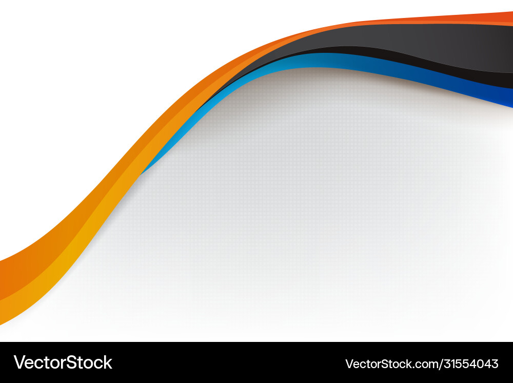 Abstract background curve and blend 009 Vector Image