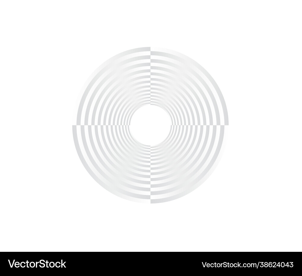 Abstract lines in circle form design element Abstract lines in circle form design element vector image