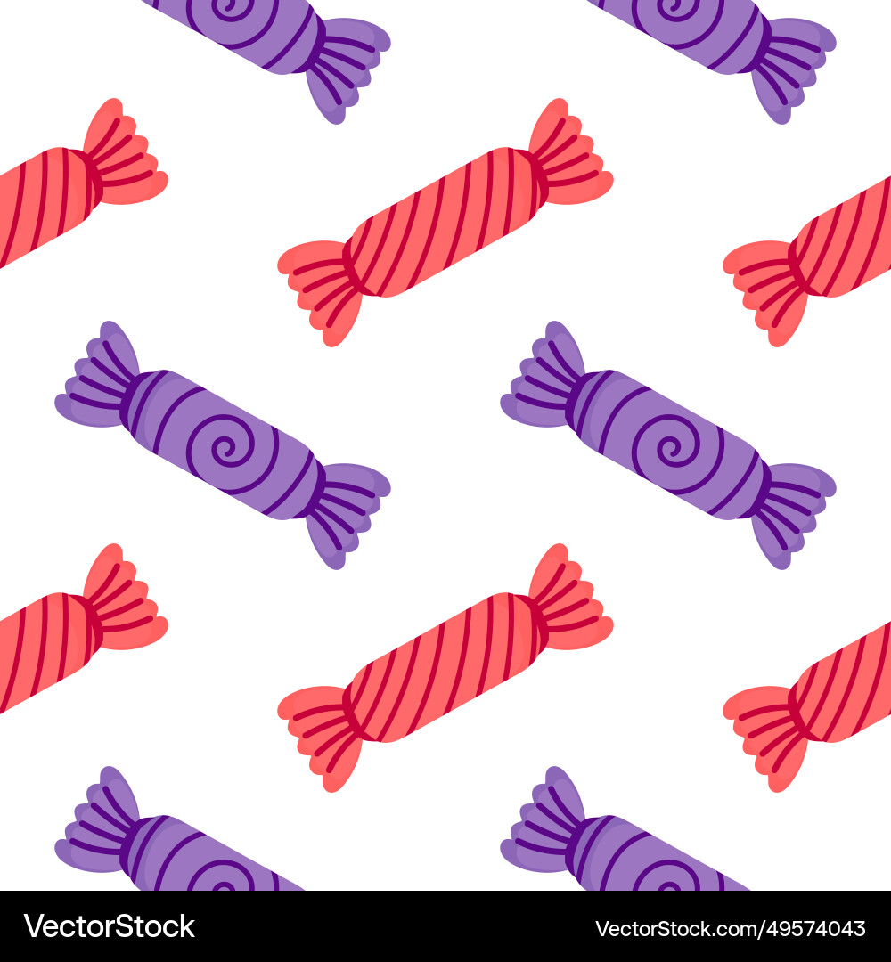 Candy seamless pattern Candy seamless pattern vector image