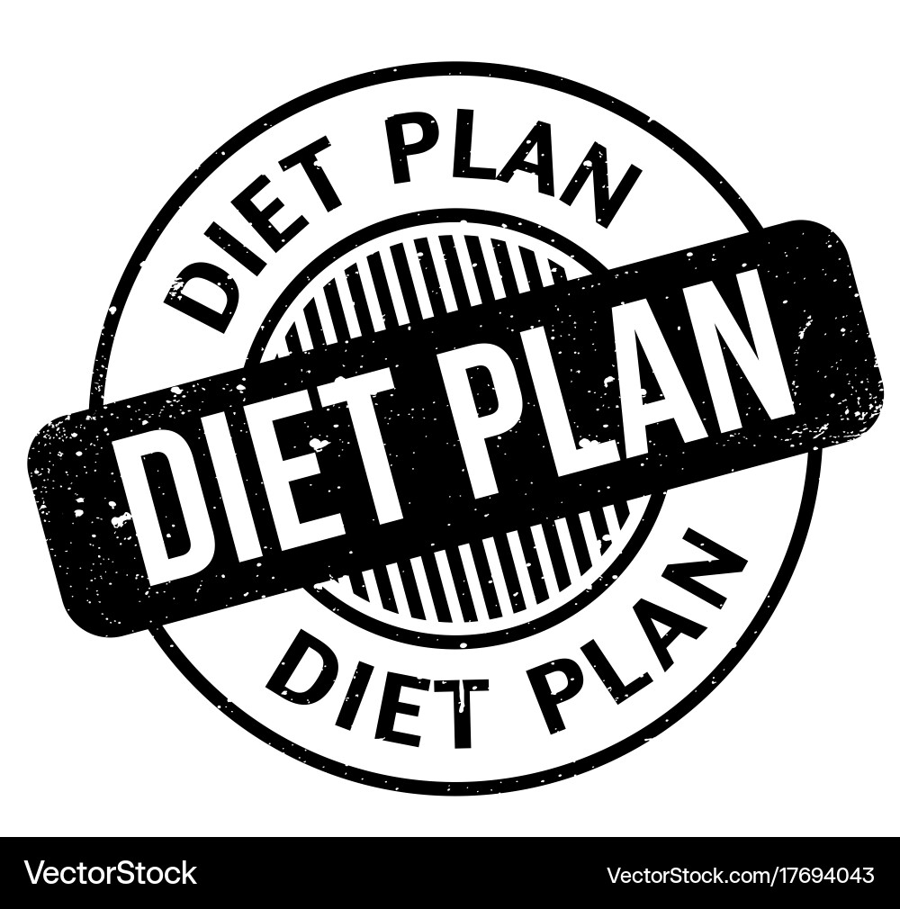 Diet plan rubber stamp – Royalty-Free Vector | VectorStock, image size:1000x1010