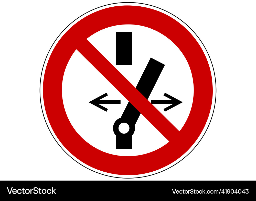 Do Not Disturb Switch vector image