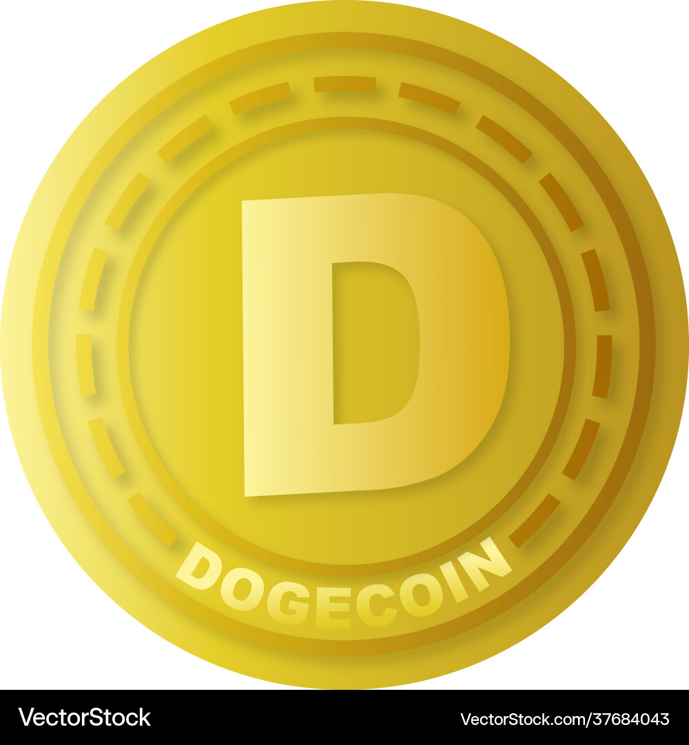 Dogecoin transparent background 2 – Royalty-Free Vector | VectorStock