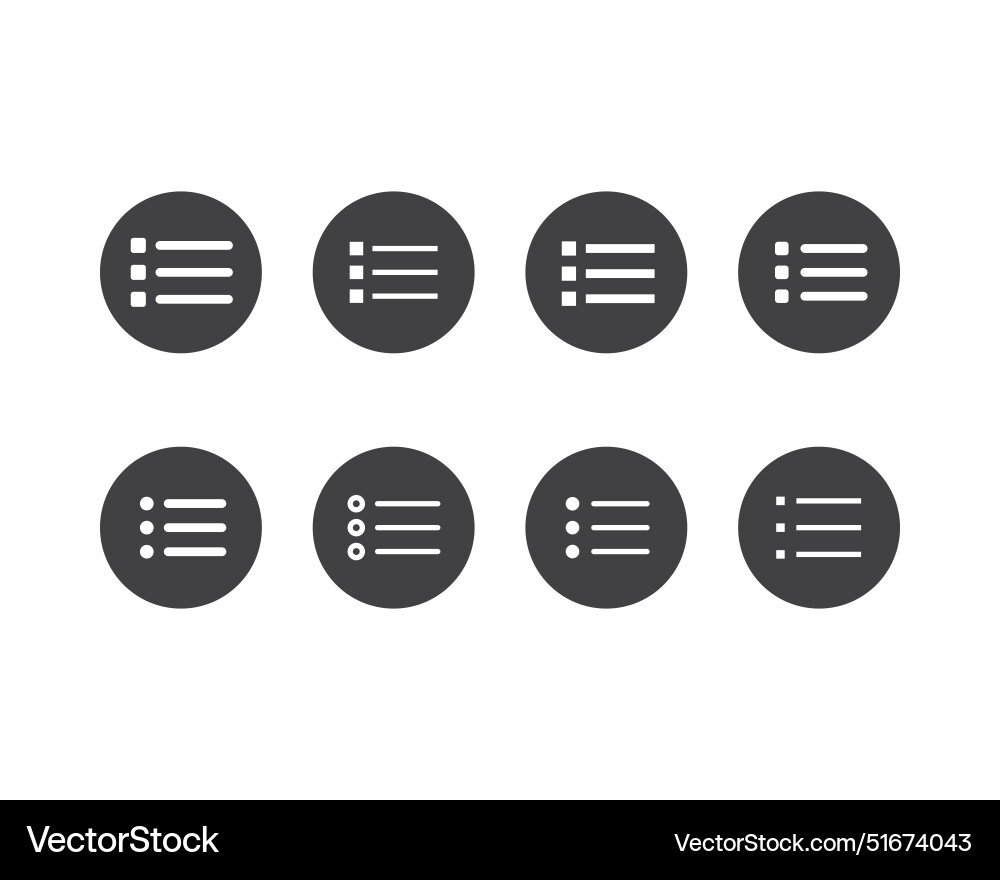Hamburger menu icon buttons for website ui Hamburger menu icon buttons for website ui vector image