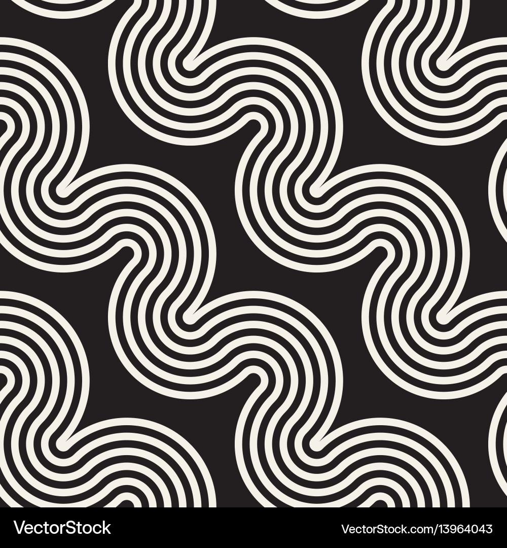 Seamless wavy lines pattern repeating Seamless wavy lines pattern repeating vector image