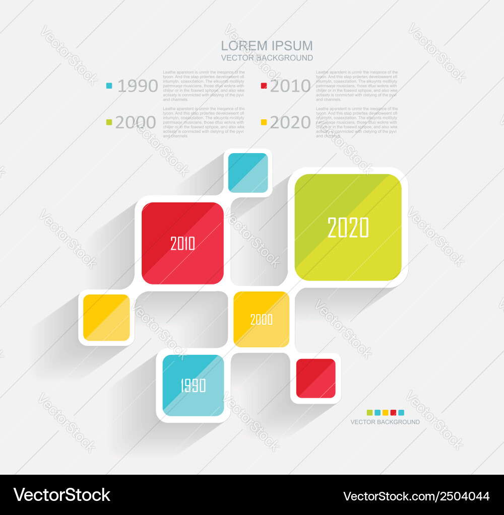 Abstract colorful background with text space vector image