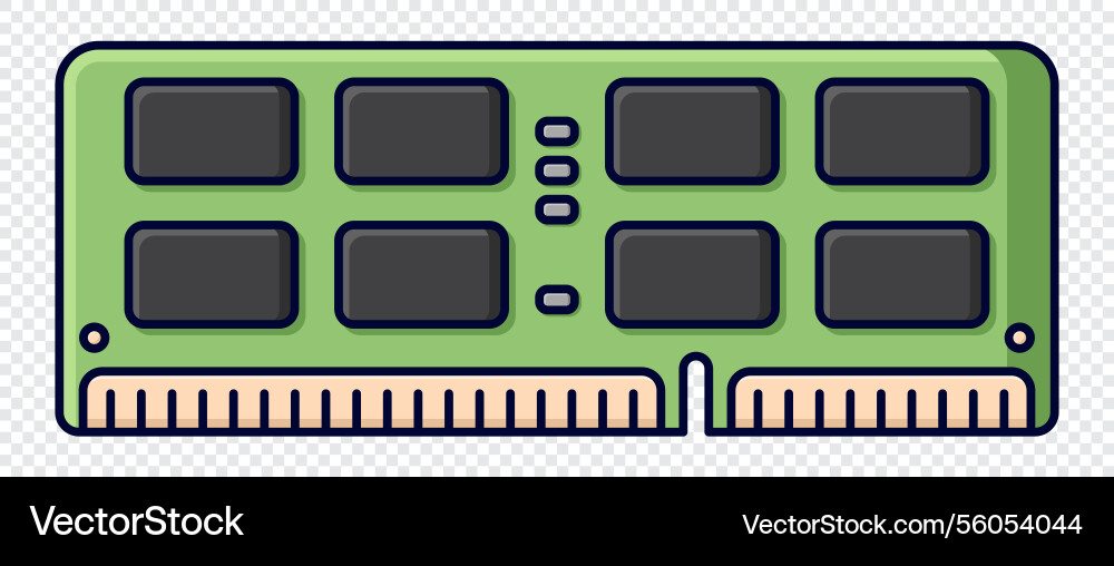 Ram memory computer icon random Ram memory computer icon random vector image