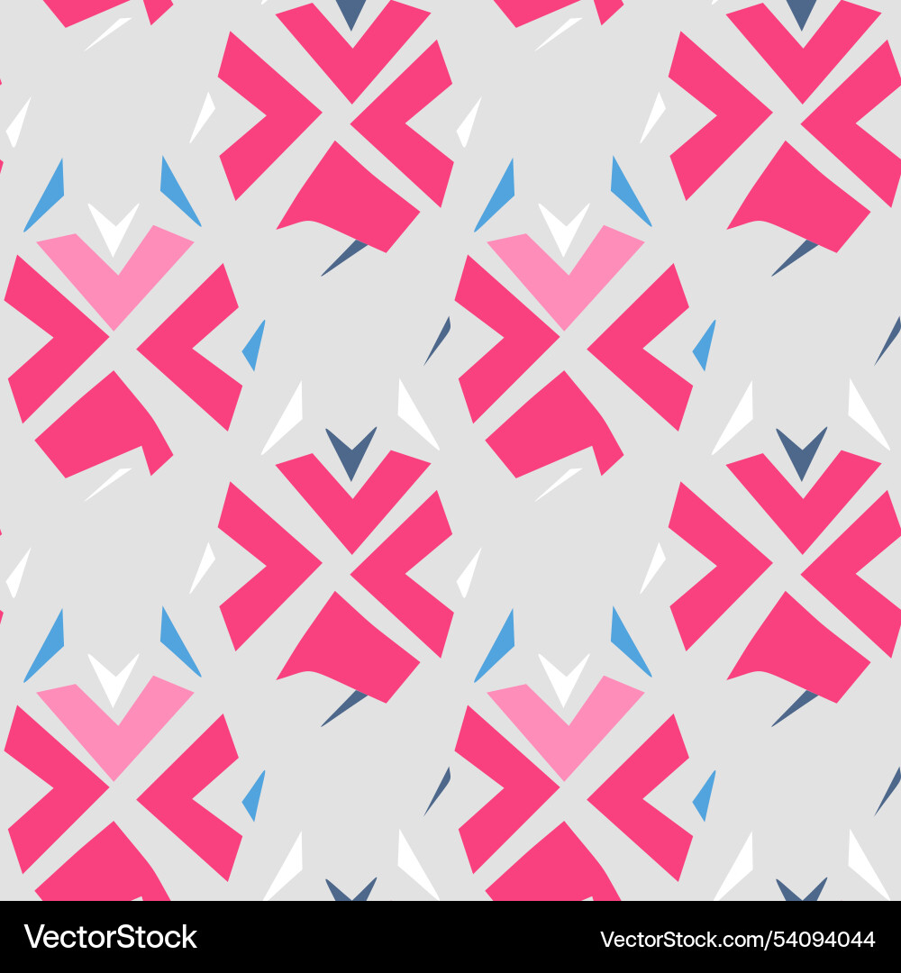 Seamless pattern with the simple geometrical Vector Image