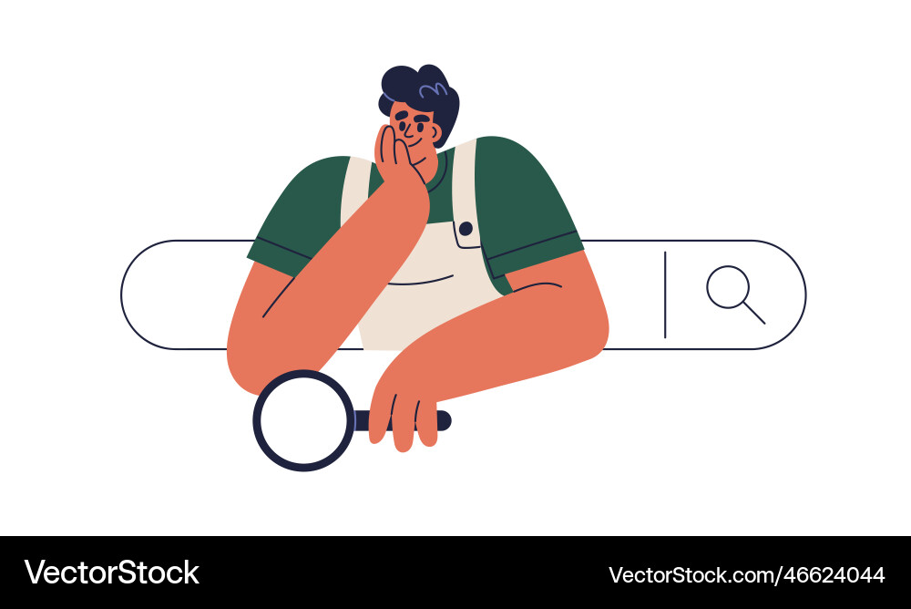Search engine optimization customers query Search engine optimization customers query vector image