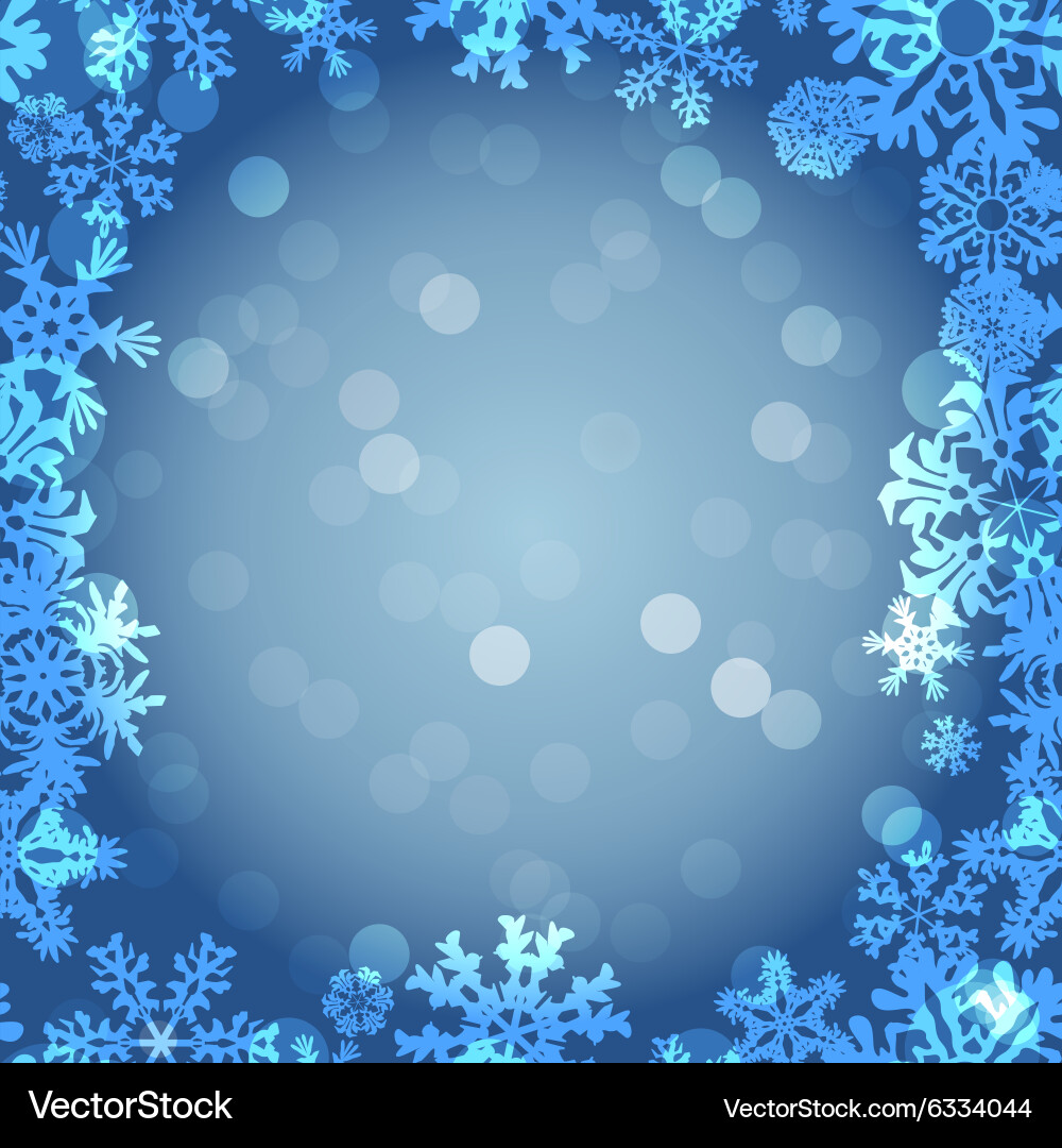 Snowflake pattern texture christmas vector image