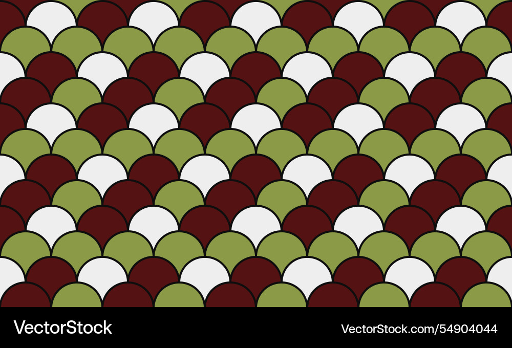 Stylish geometric pattern featuring overlapping Vector Image