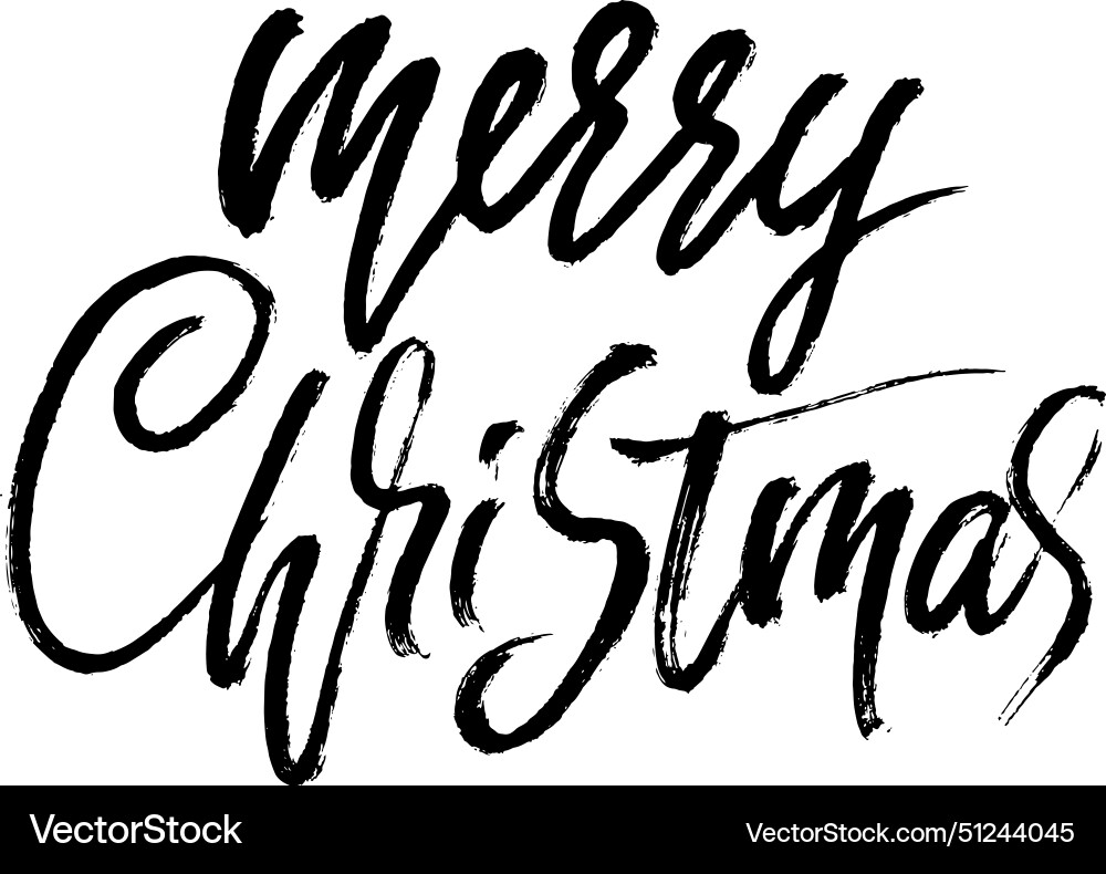 Frohe Weihnachten Hand gezogen moderne Trockenbürste Frohe Weihnachten Hand gezogen moderne Trockenbürste vektorbild