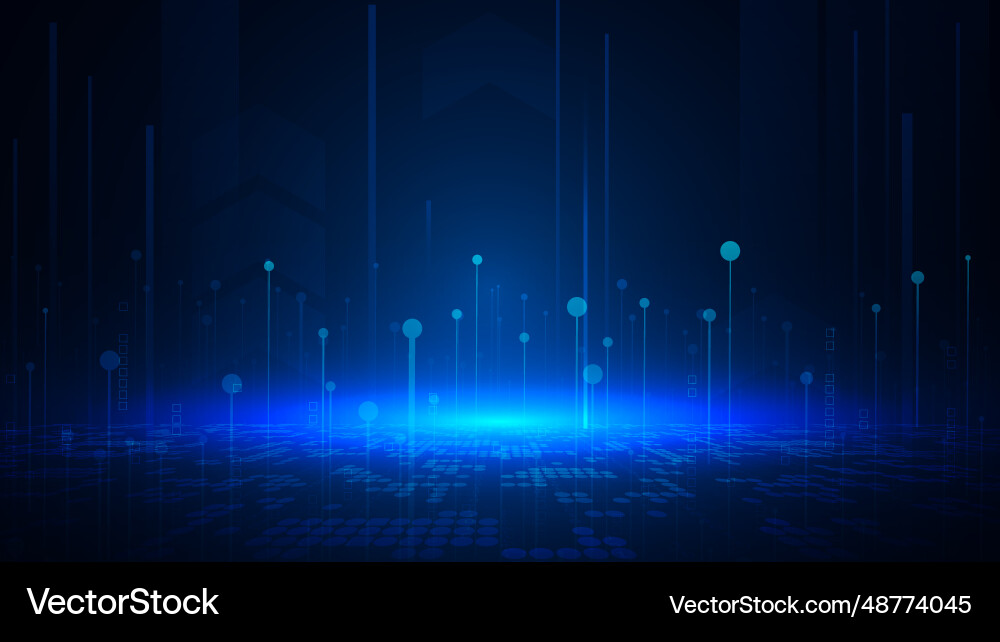 Hi-tech digital data abstract design Hi-tech digital data abstract design vector image