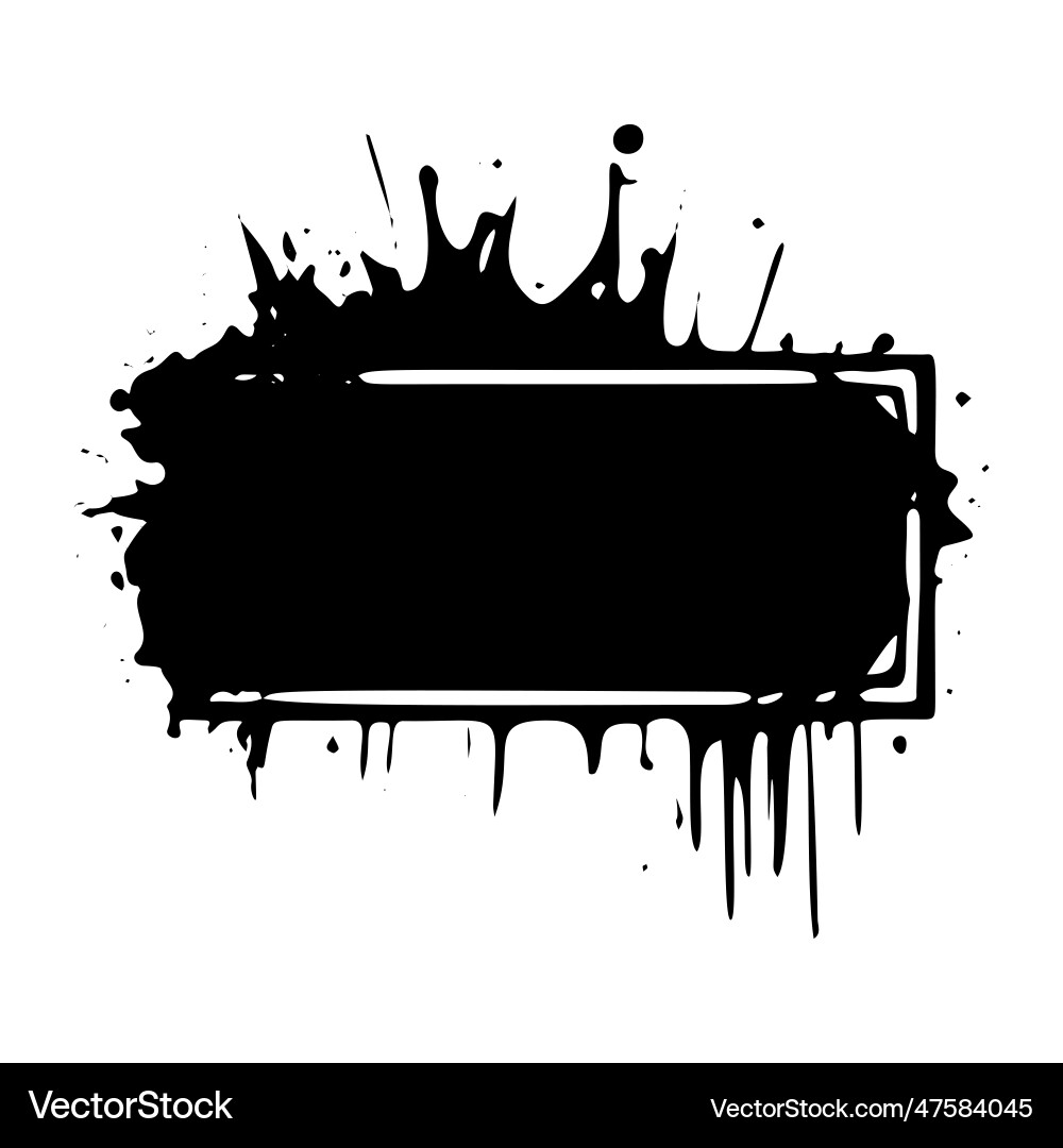 Ink splatter - abstract art Ink splatter - abstract art vector image