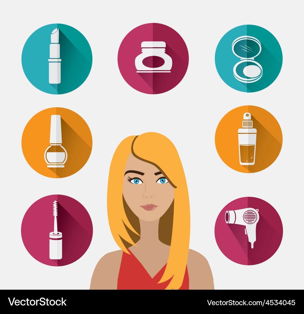 Make up design Vector Image