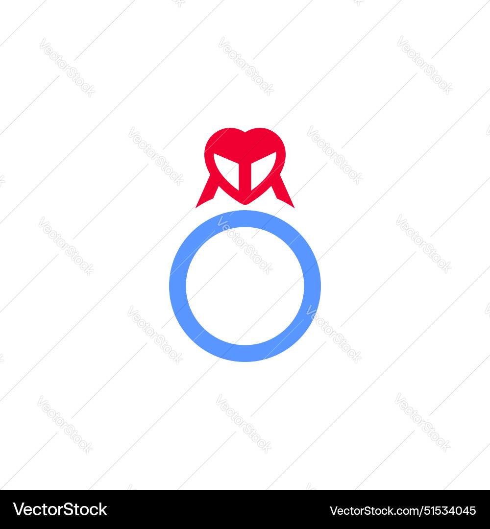 Ring icon or valentines day symbol holiday sign Ring icon or valentines day symbol holiday sign vector image