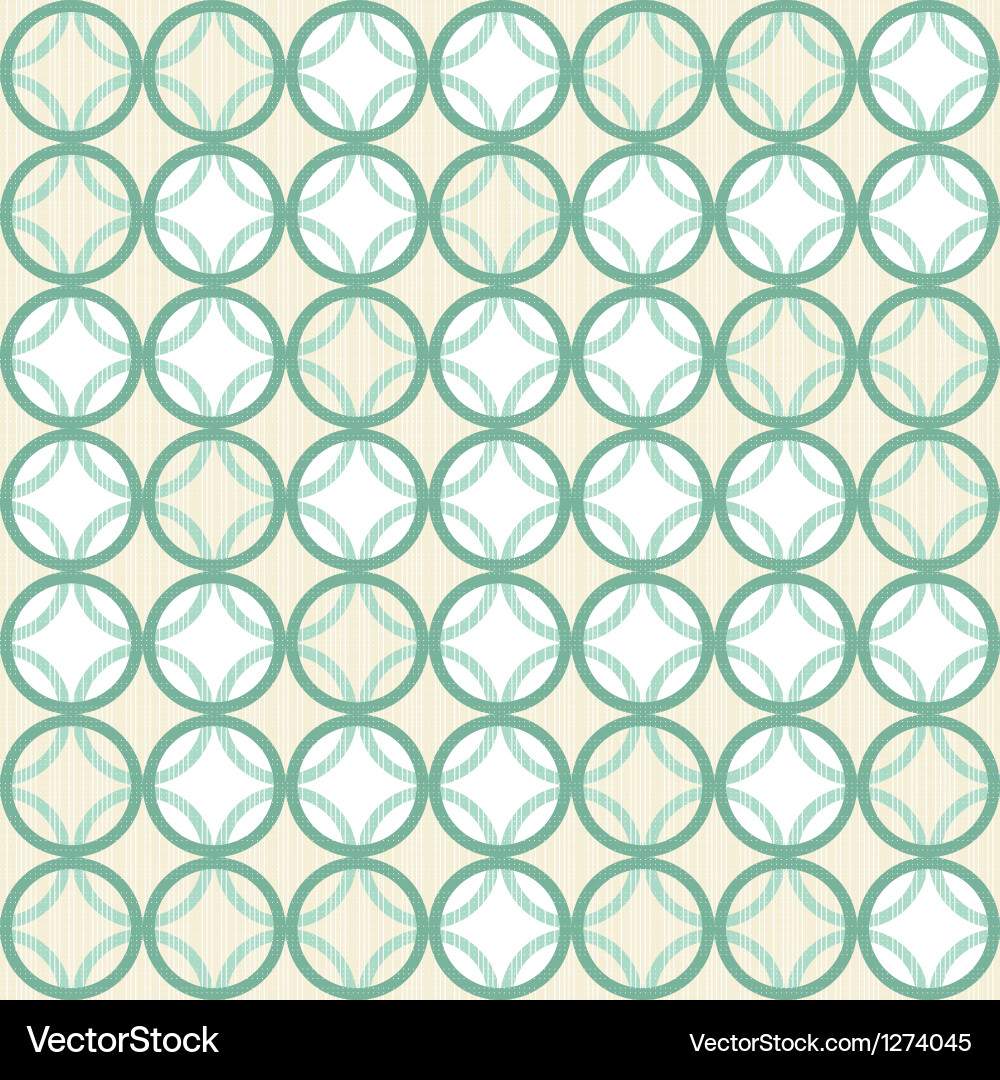 Turquoise retro patterns Vector Image