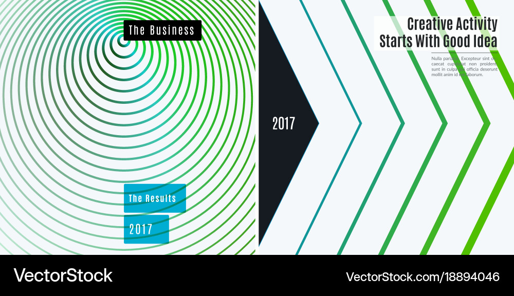 Abstract design elements for graphic layout vector image