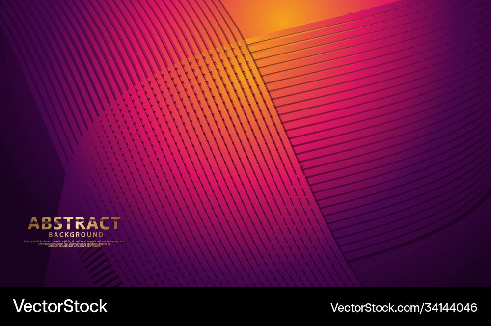Abstract flow lines background with elegant Vector Image