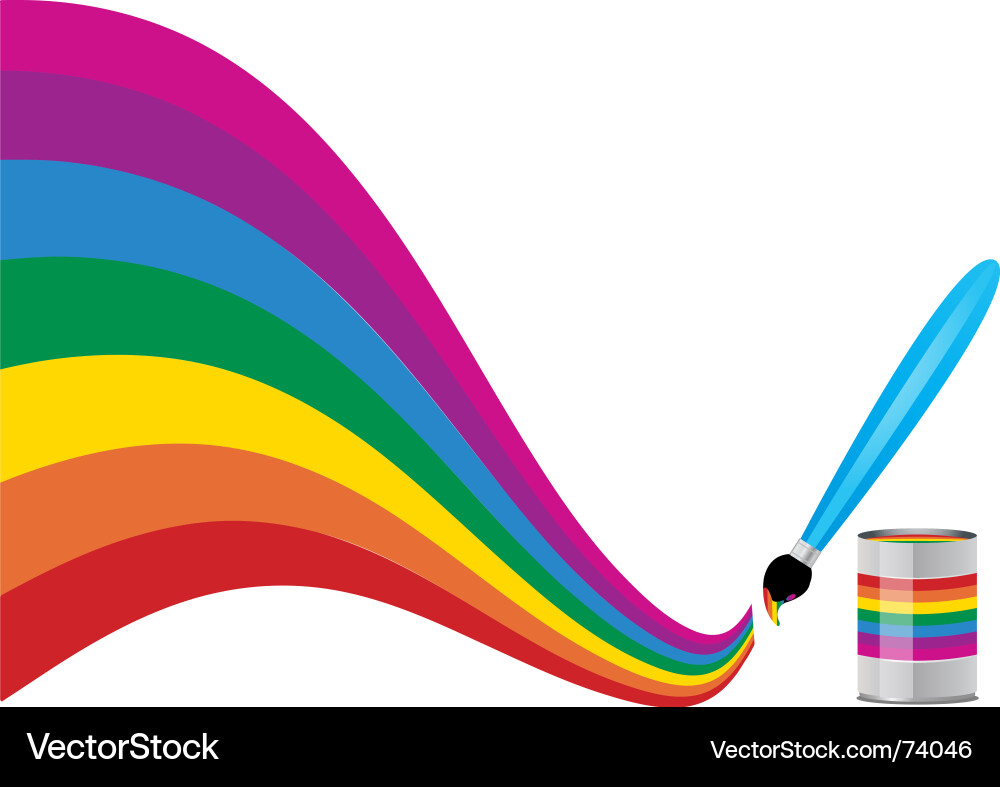 Artists brush Royalty Free Vector Image - VectorStock