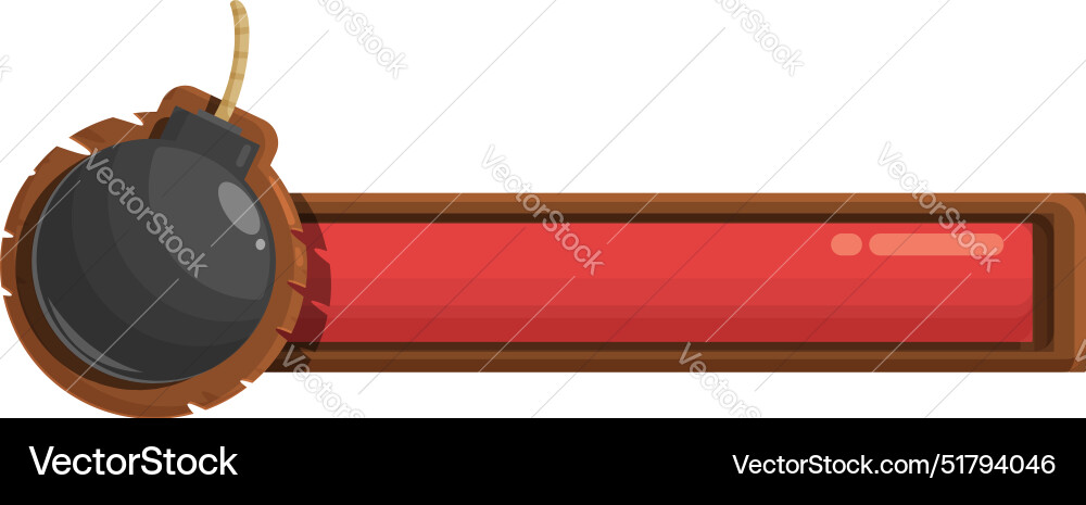 Bomb timer showing remaining time running out Vector Image