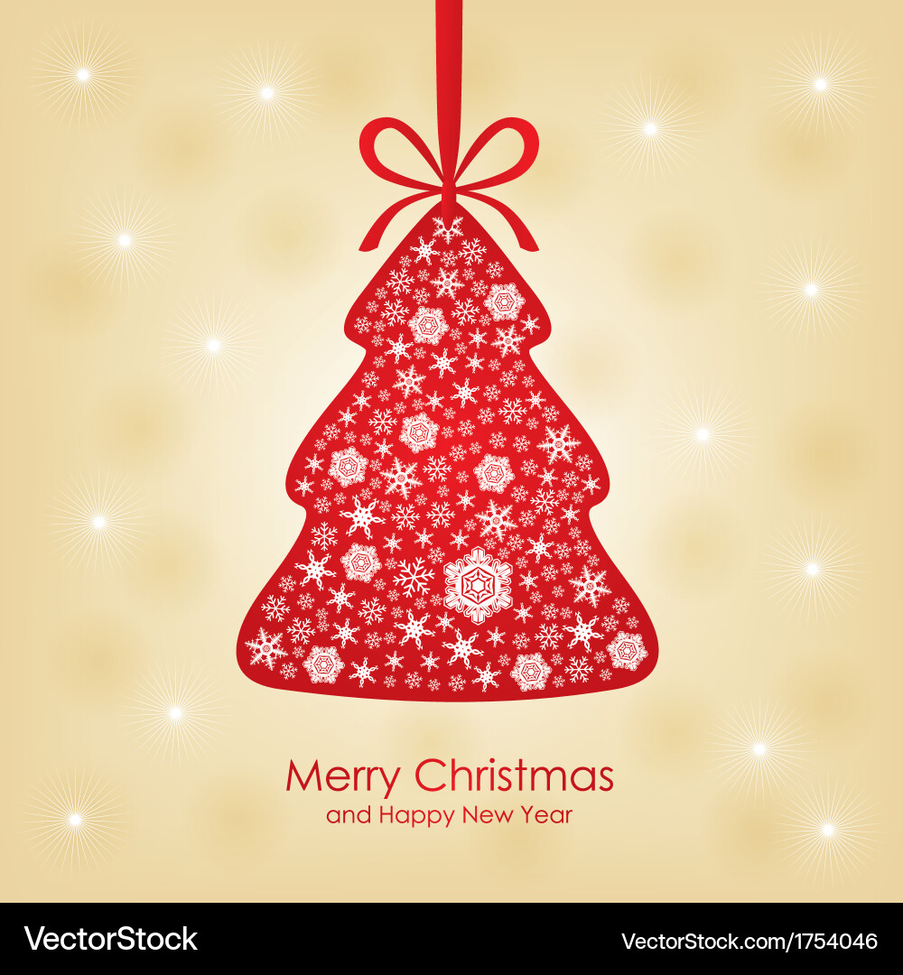 Fir xmas Royalty Free Vector Image - VectorStock