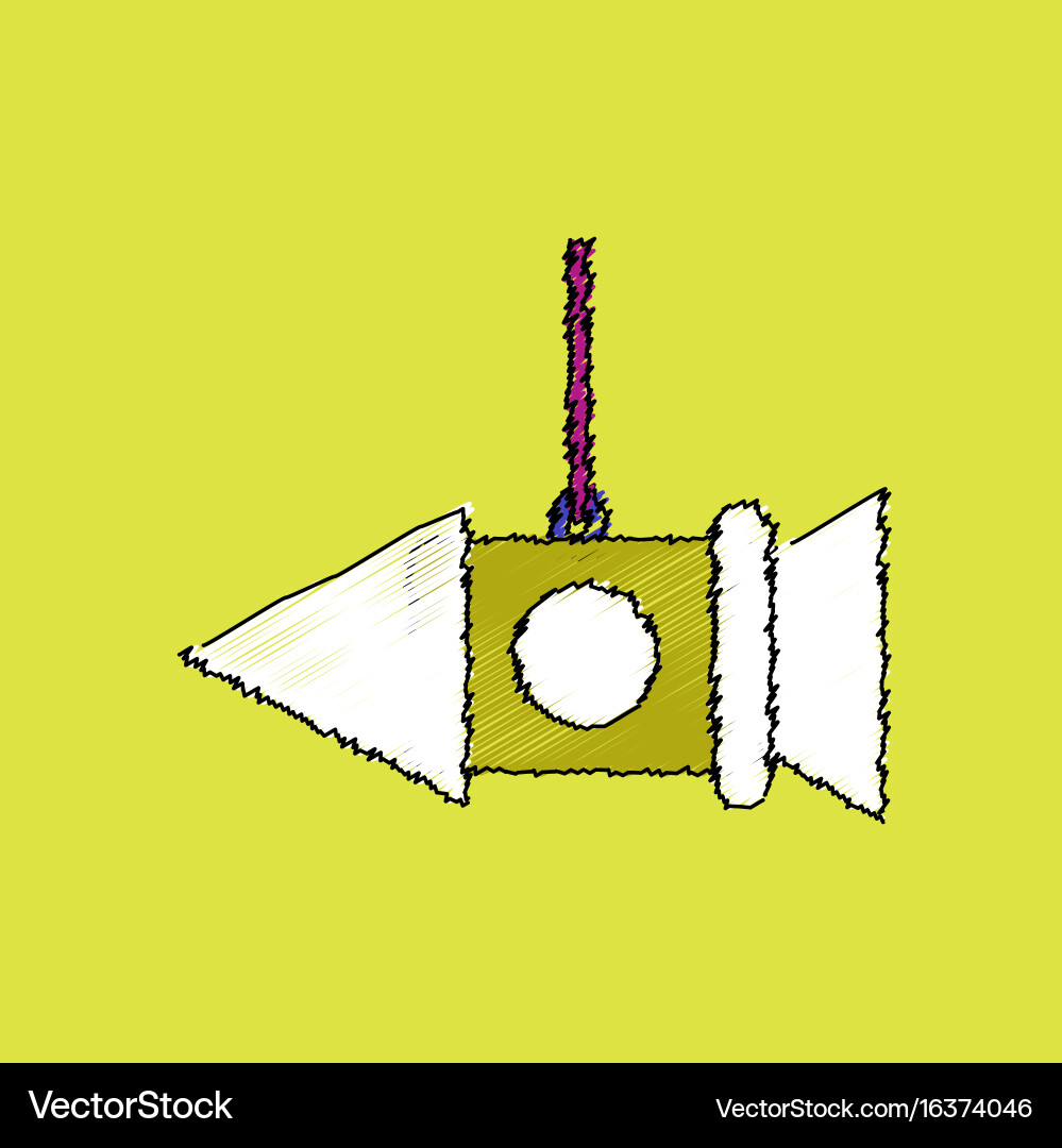 Flat shading style icon children constructor Vector Image
