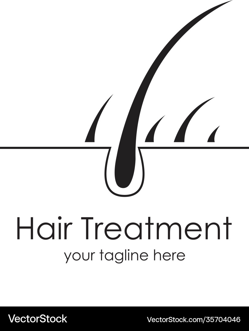 Haarbehandlungen Icon Design Template Haarbehandlungen Icon Design Template vektorbild