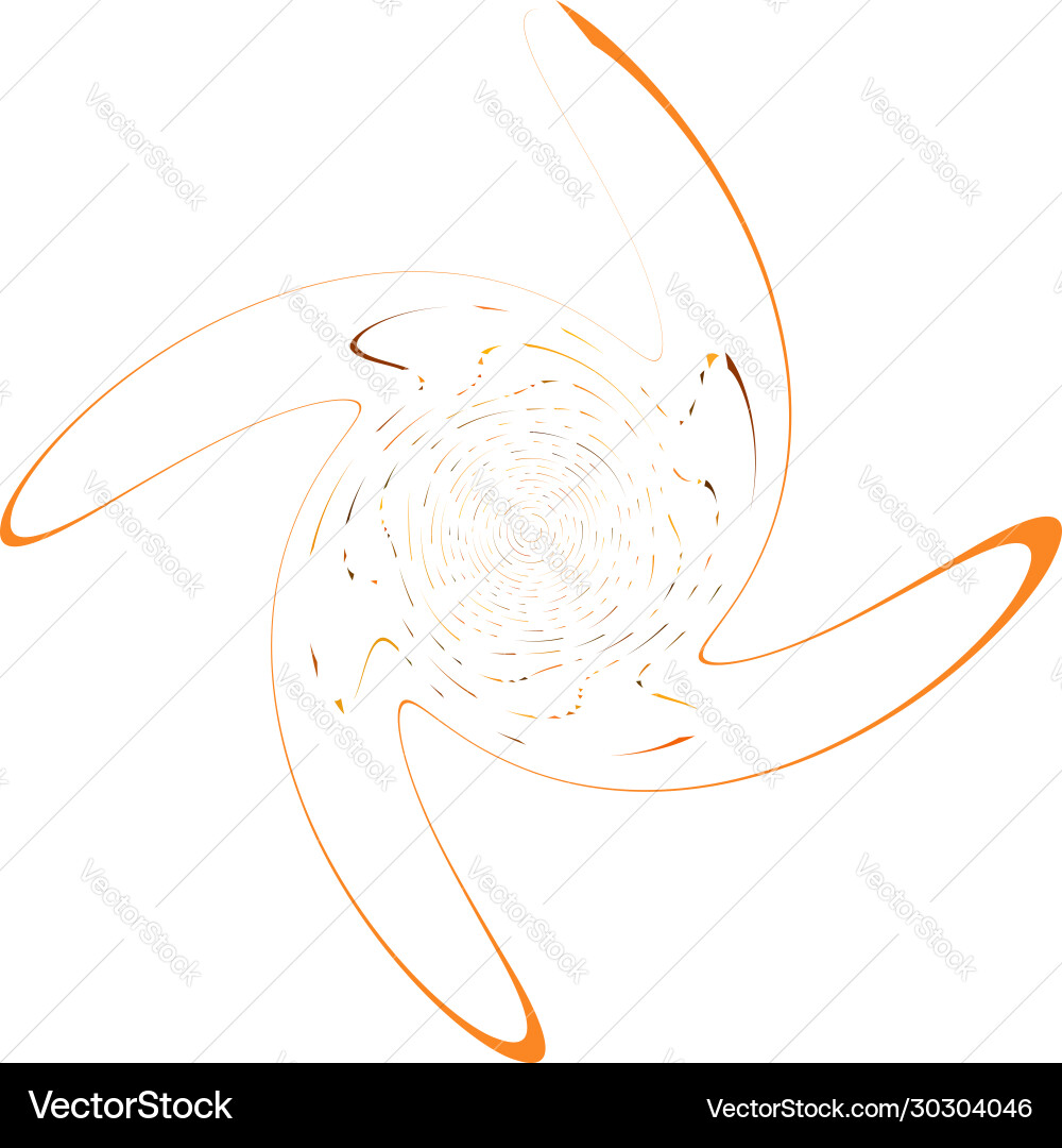 Monochrome cyclic cycle concentric rings revolved Vector Image